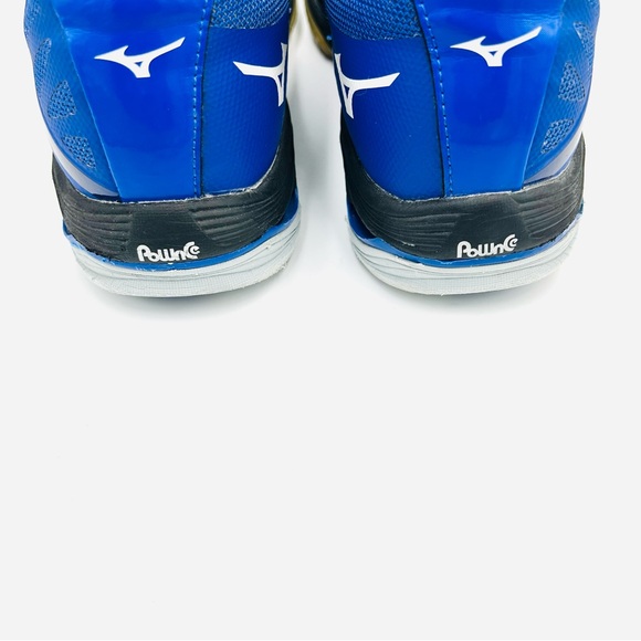 Mizuno shoes Wave Lightning SR Touch court shoes blue and black women size 8 - Picture 8 of 10